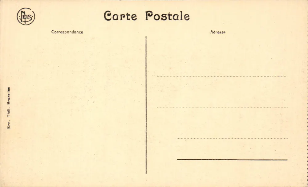 Antwerpen — Panorama (Der Scheldt am Bogen von Austruweel) — Ern. Thill, Brüssel - Rückseite