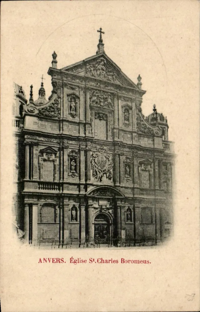 Antwerpen. Kirche St. Charles Borromee. - Vorderseite
