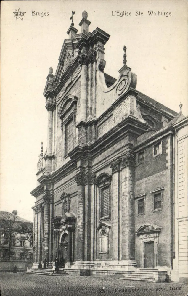 Bruges — L'Église Sainte-Walburge — Éditeur STAR, n° 926 - Recto