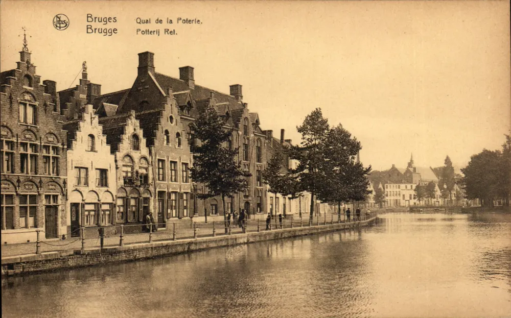 Brügge - Quai de la Poterle — Verlag Neis, Brügge-Serie, Nr. 63 - Vorderseite