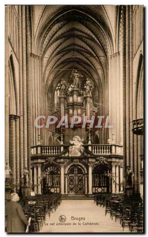 Brügge — Die Kirchenschiff der Kathedrale — Ed. Nöls, Brüssel, Serie Brügge Nr. 88 - Vorderseite