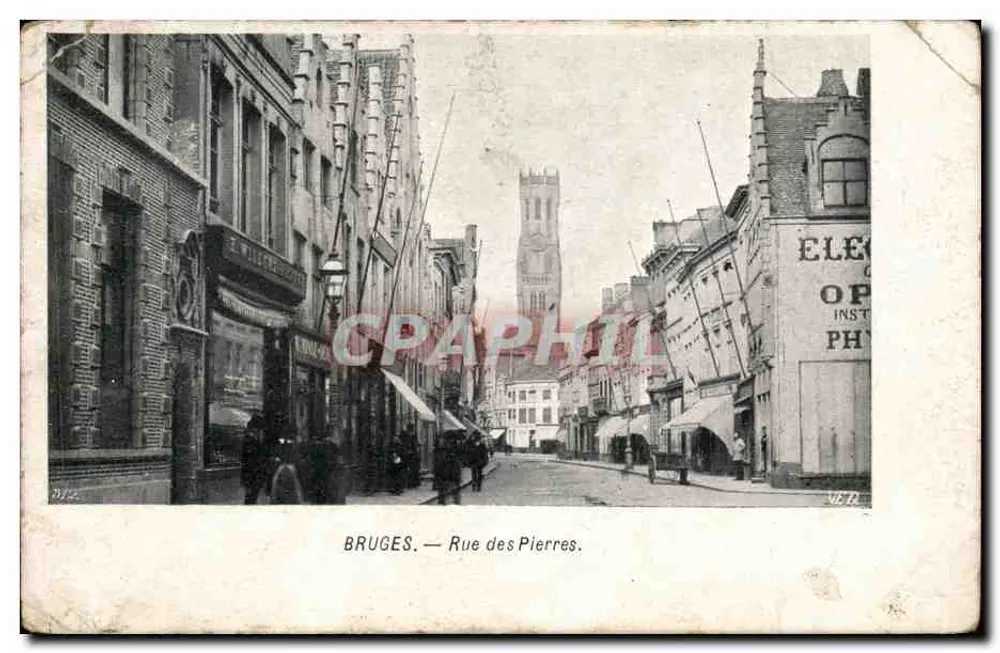 Bruges — Rue des Pierres — Veta - Recto