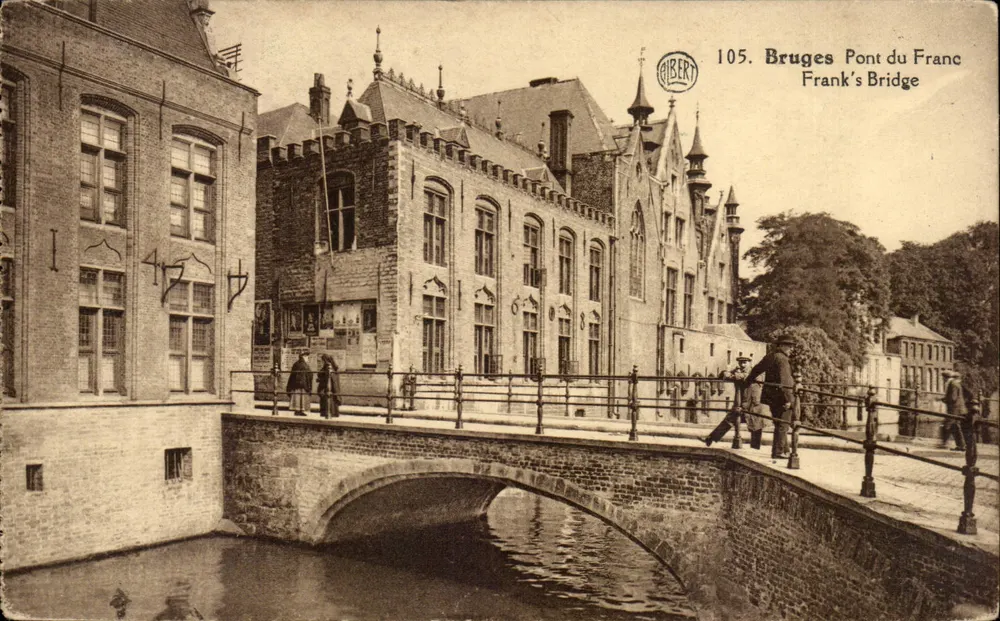 Bruges — Pont du Franc — Frank's Bridge — Gibert, n°105 - Frente