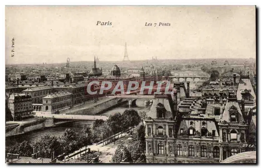 Paris — Os 7 Pontes — Y.P. Paris n° 5995 - Frente