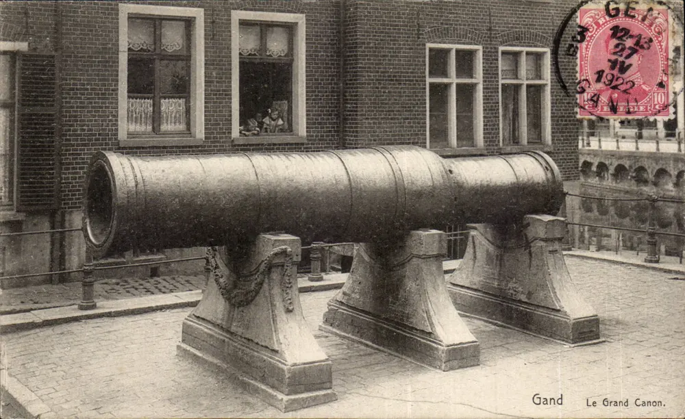 Gand — O Grande Canhão — Carta postal - Frente