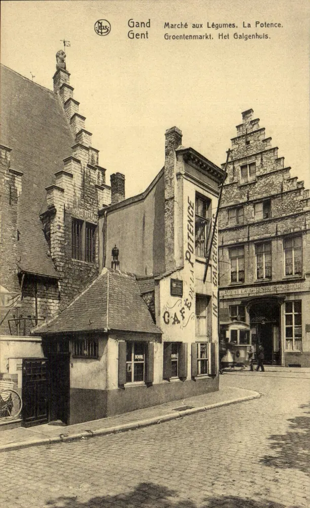 Gent - Gemüsemarkt, La Potence — Verlag Nils, Serie 3, Nr. 80 - Vorderseite