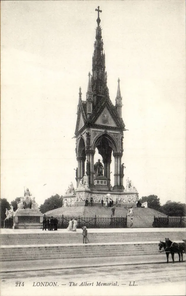 LONDRES — El Monumento a Albert — LL. N° 214 - Anverso