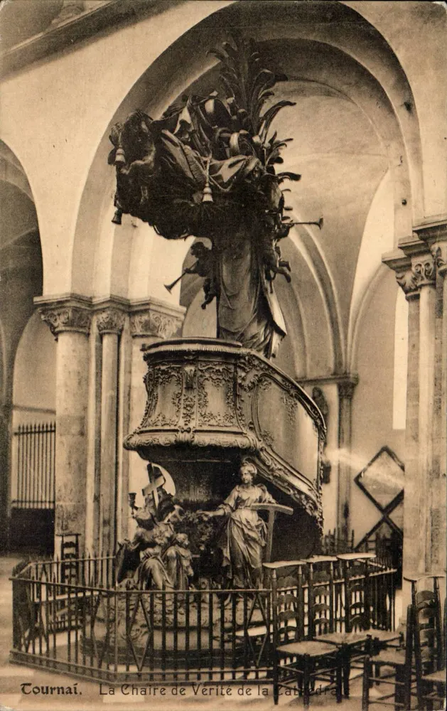 Tournai. Die Chaire de Vérité der Kathedrale — Édit. A. Cazy N° 30 - Vorderseite