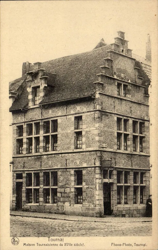 17. Jahrhundert Tournaisianisches Haus — Tournai — Phono-Photo, Tournai - Vorderseite
