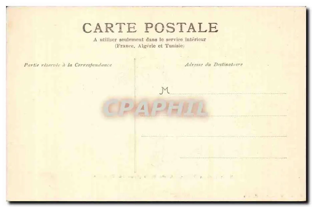 Rocher de la Galère — Rota da Nova Corniche — W. Stocker, Cannes, n° 245 - Verso