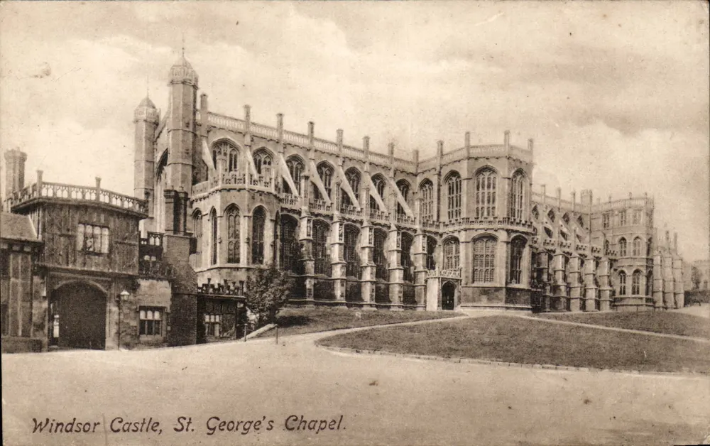 Windsor Castle, Kerk van Sint-Georges — Frith & Co. Ltd., serie Frith's Series, n° 32386 - Voorkant