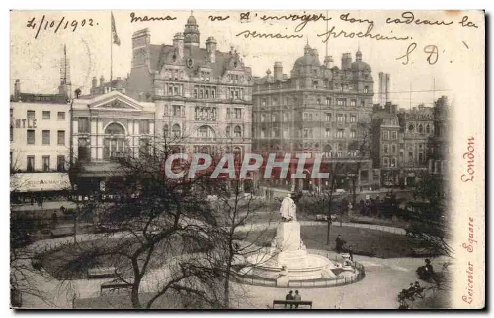 Leicester Square — London — unbekannter Verlag, Seriennummer nicht sichtbar - Vorderseite