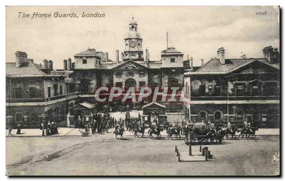 The Horse Guards, London — Verleger Valentine, Nr. 26758 - Vorderseite