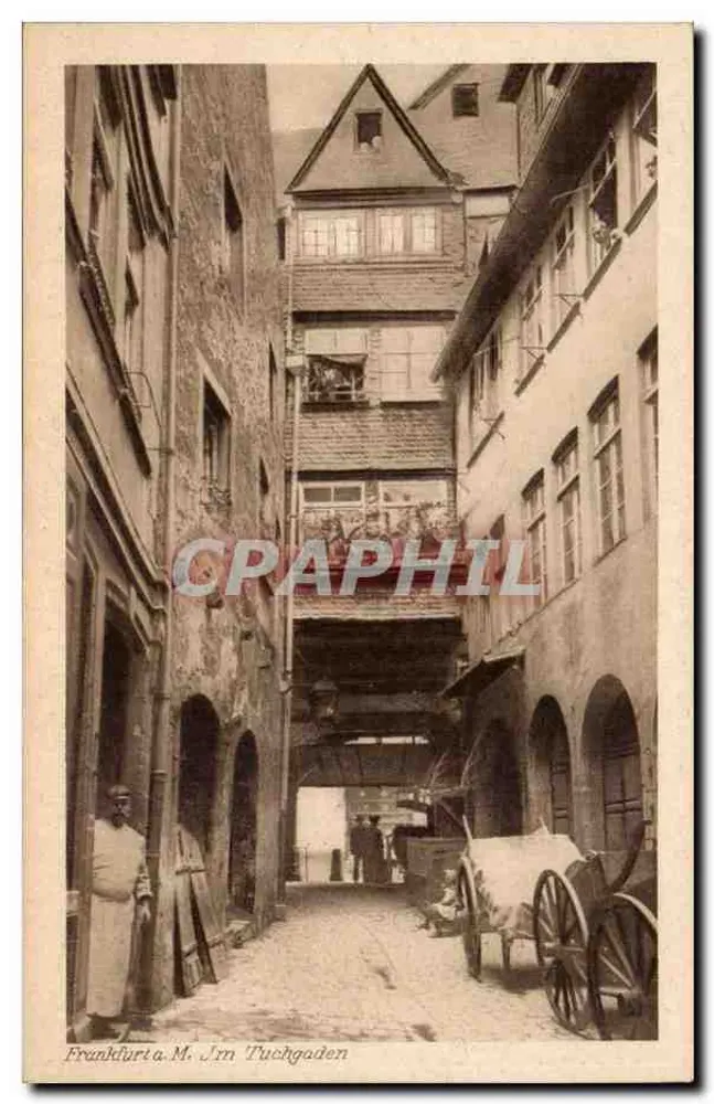 Frankfurt a.M. - Irn Tuchgaden — Ludwig Klement, Graph. Künste-Industrie, Nr. 33 - Frente