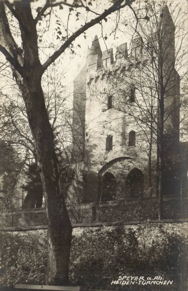 Heiden-Turmchen — Speyer, Rzeczyska Palatynat — Photokartenservice L. Gromnitzer & Co. Speyer a. Rh. - Awers