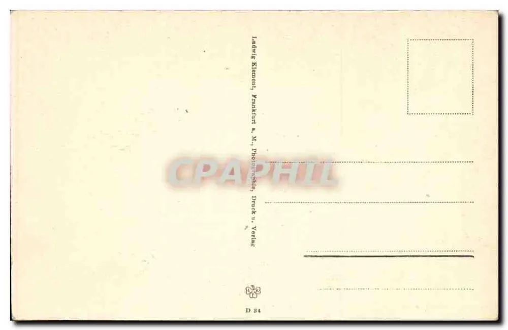 Frankfurt a.M. — Römer - Kaisersaal — gez. Weber 1913 - Verso
