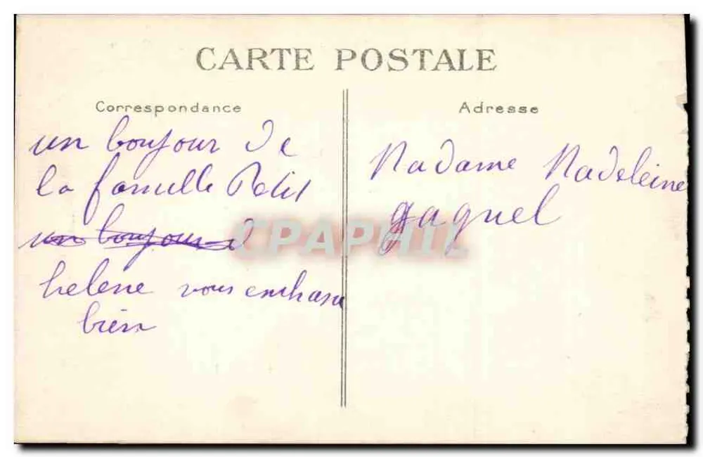 Le Havre — Das Casino, von der Strandpromenade gesehen — anonymer Verlag, Nr. 302 - Rückseite