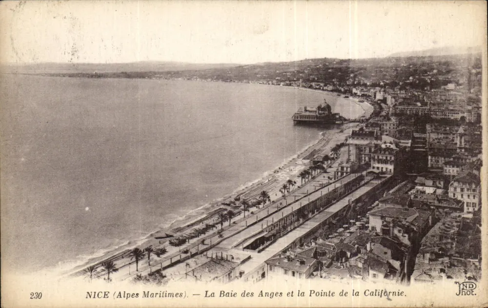 NICE (Alpes-Maritimes) — Bucht der Engel und Pointe de la Californie — ND Phot. - Vorderseite