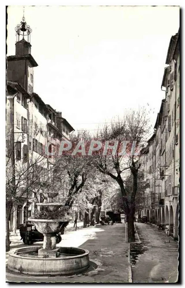 Grasse - Die Place aux Aires und die alte Fontäne — Editions S.E.P.T. - NICE - Vorderseite