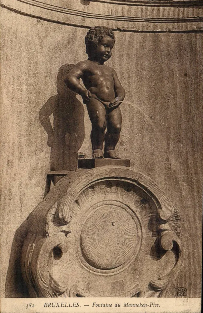 Brüssel — Fontaine du Manneken-Piss — JND HOE, Nr. 382 - Vorderseite