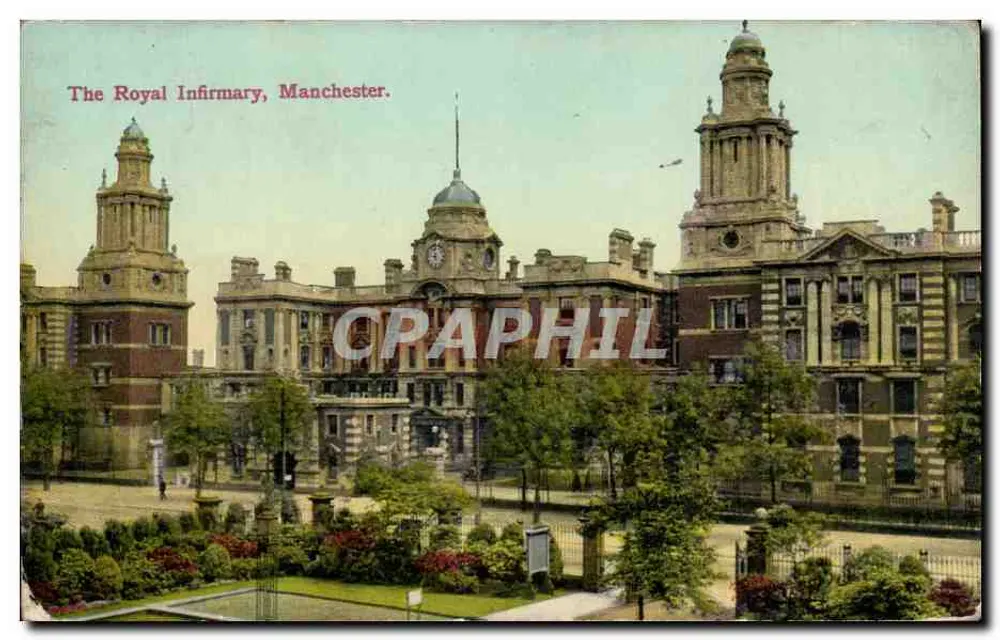 The Royal Infirmary, Manchester — architektonische Ansicht — Verlag unbekannt - Vorderseite