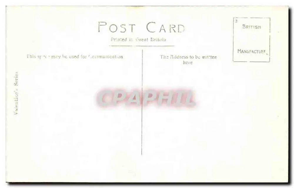 Nordseite, Westminster Abbey — Ansicht der Abtei und eines Denkmals — Valentine's Series - Rückseite