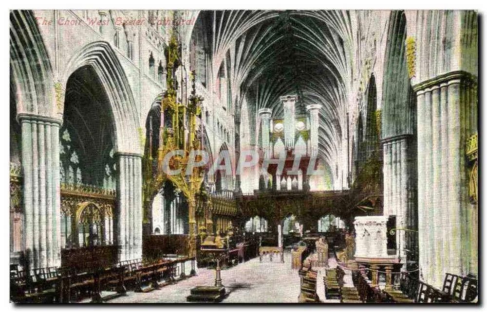 Der Chor der Westminster-Kathedrale — Innenansicht — E.S. London Nr. 519 - Vorderseite