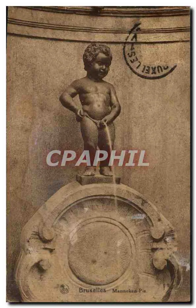 Manneken Pis — Bruxelas — Editor F. Thill - Frente