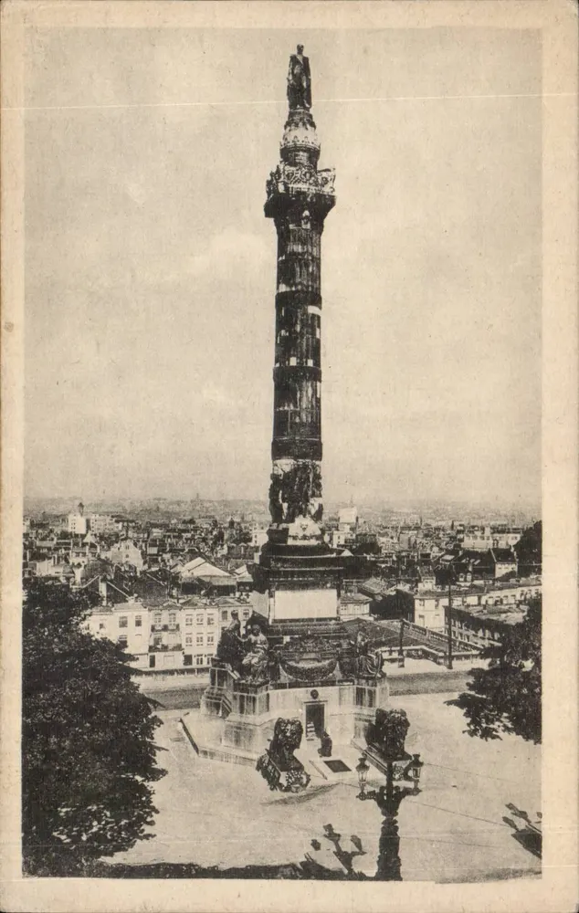 Bruxelles — Colonna del Congresso — editore sconosciuto, numero di serie non visibile - Recto
