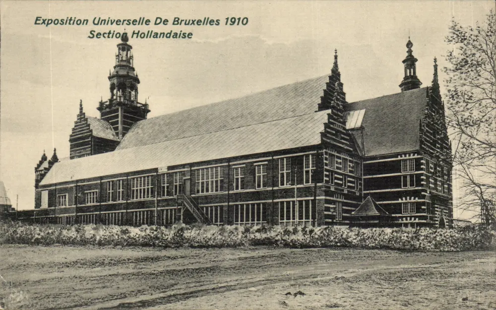 Weltausstellung von Brüssel 1910 — niederländische Abteilung — Verlag nicht sichtbar - Vorderseite