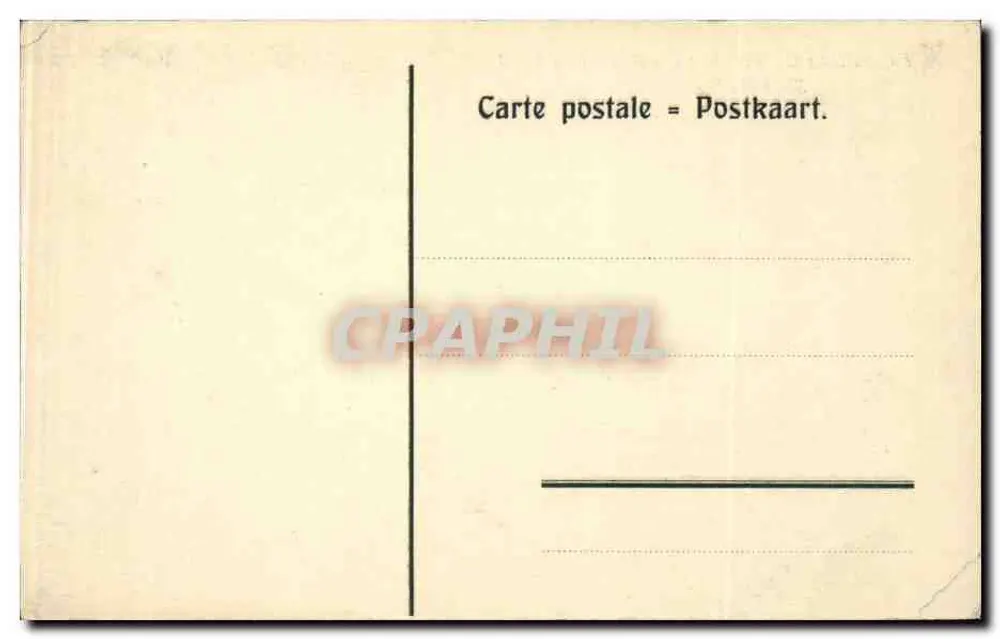 Weltausstellung von Brüssel 1910 — niederländische Abteilung — Verlag nicht sichtbar - Rückseite