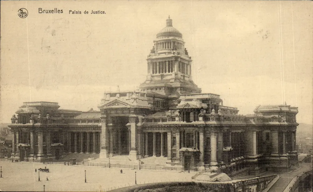 Bruxelas - Palácio de Justiça — editor N. Lus, série 1 - Frente