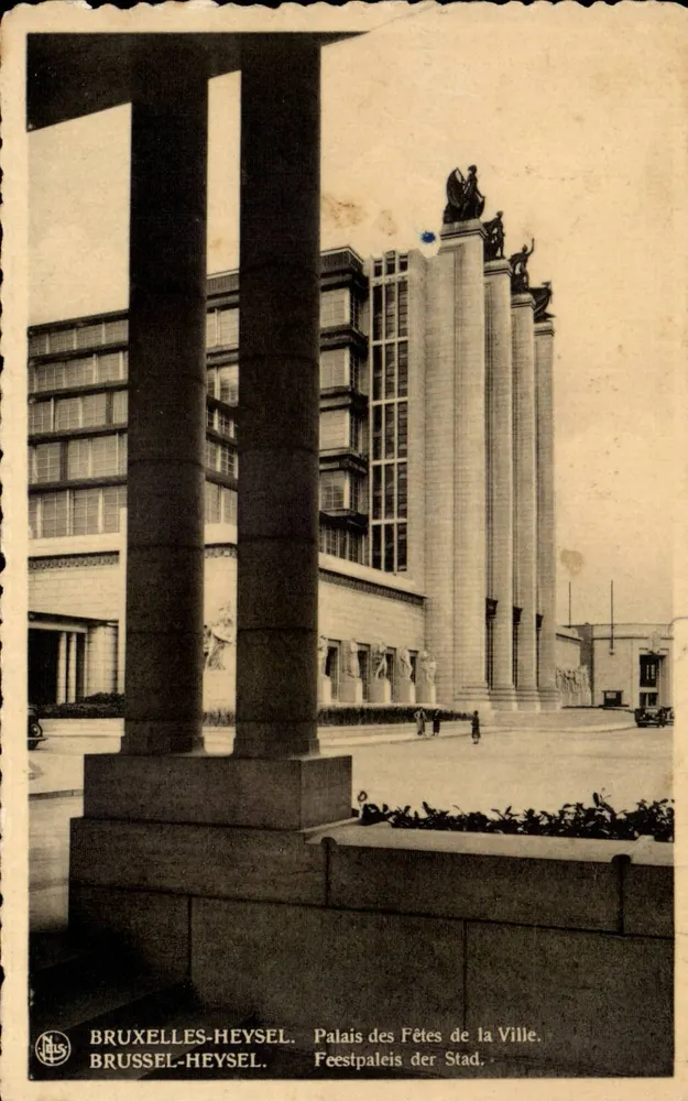 Brüssel-Heysel — Palast der Stadt — Verlag Brussels-Heysel, Nr. 42 - Vorderseite