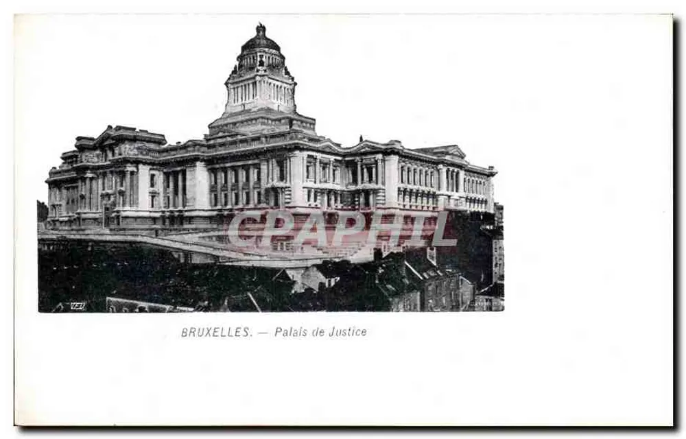 Bruxelas — Palácio de Justiça — V.E.Z.I. (editor) - Frente