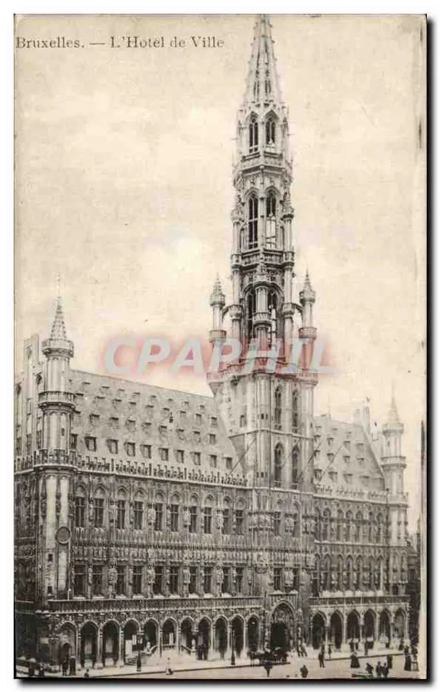 Bruxelas — O Hotel de Ville - Frente