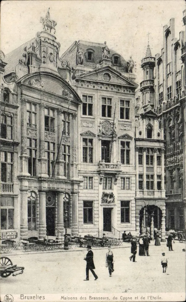 Brüssel — Häuser der Brauer, des Schwans und der Sterne — Nels, Brüssel, Nr. 83 - Vorderseite