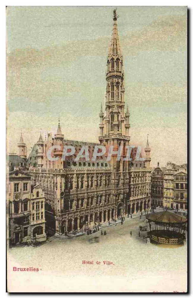 Brüssel - Stadthaus — Verlag Brüssel, Seriennummer nicht sichtbar - Vorderseite