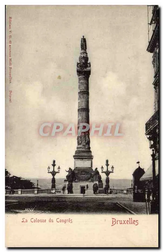 Congresssäule — Brüssel — Abgegeben - Vorderseite