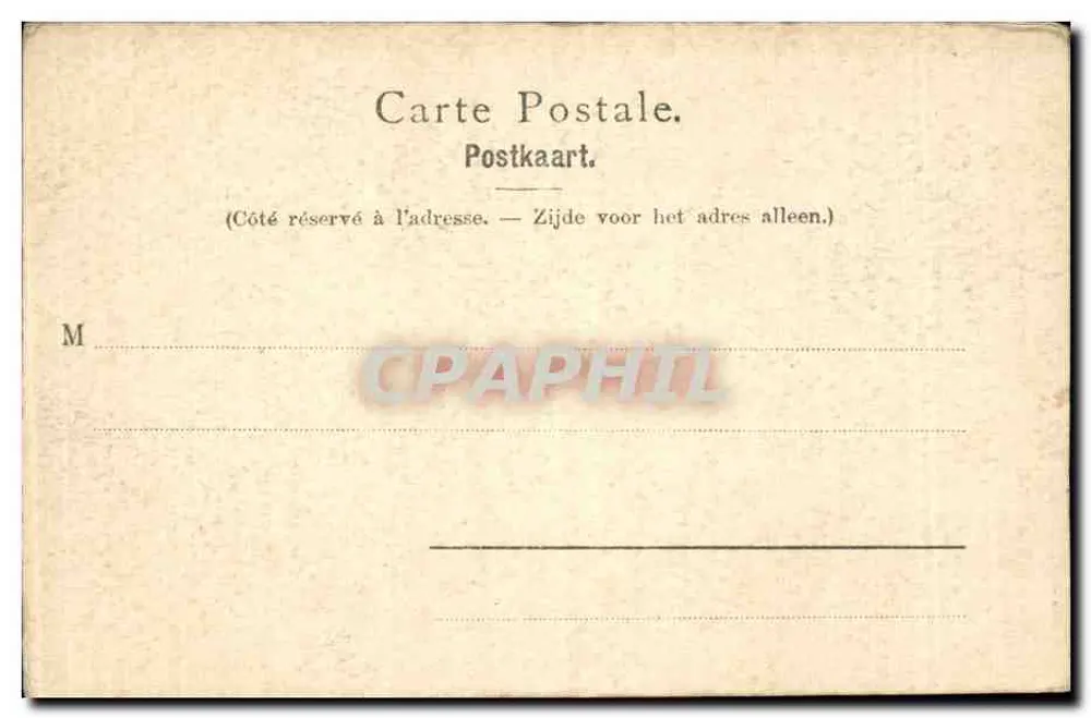 Panorama und Palast der Gerechtigkeit — Brüssel — Edition V. G. 42 avenue Middelbruxelles, Dapord - Rückseite
