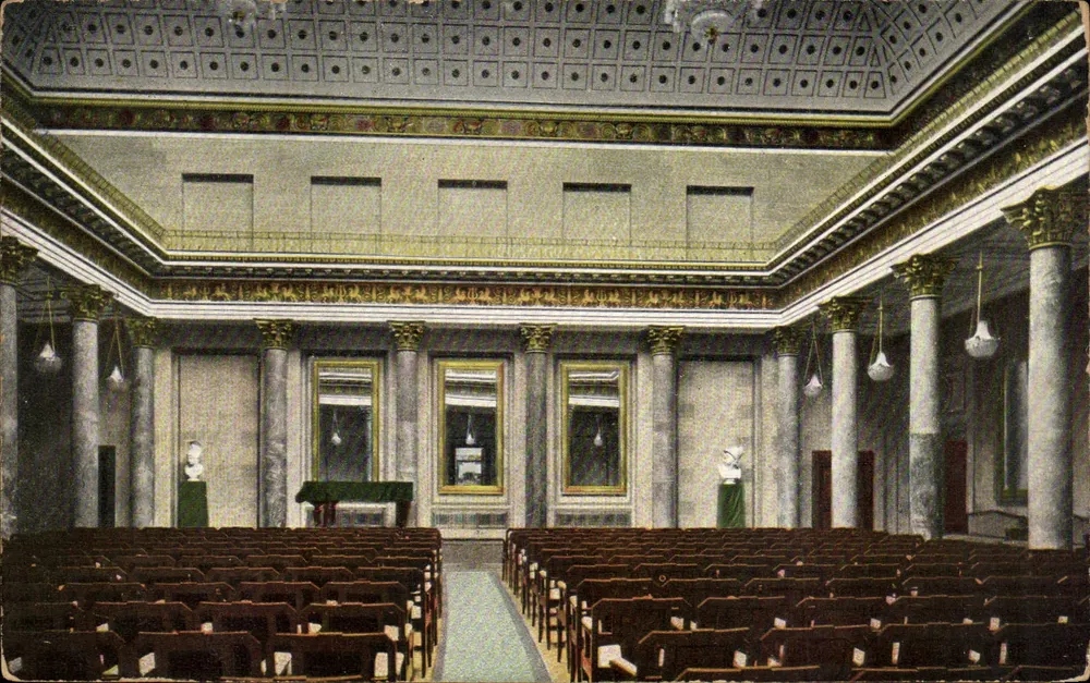 Wiesbaden, Neues Kurhaus, Kleiner Concertsaal — Originalaufnahme G. H. Schiffer, Frankfurt a.M., n° 5 - Vorderseite