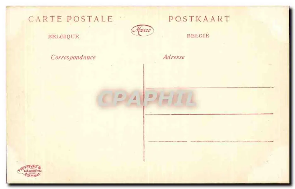Namur — A Catedral — Marco - Verso
