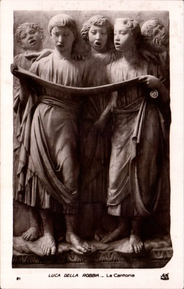 La Cantoria — Skulptur von Luca della Robbia — Serie 21 - Vorderseite