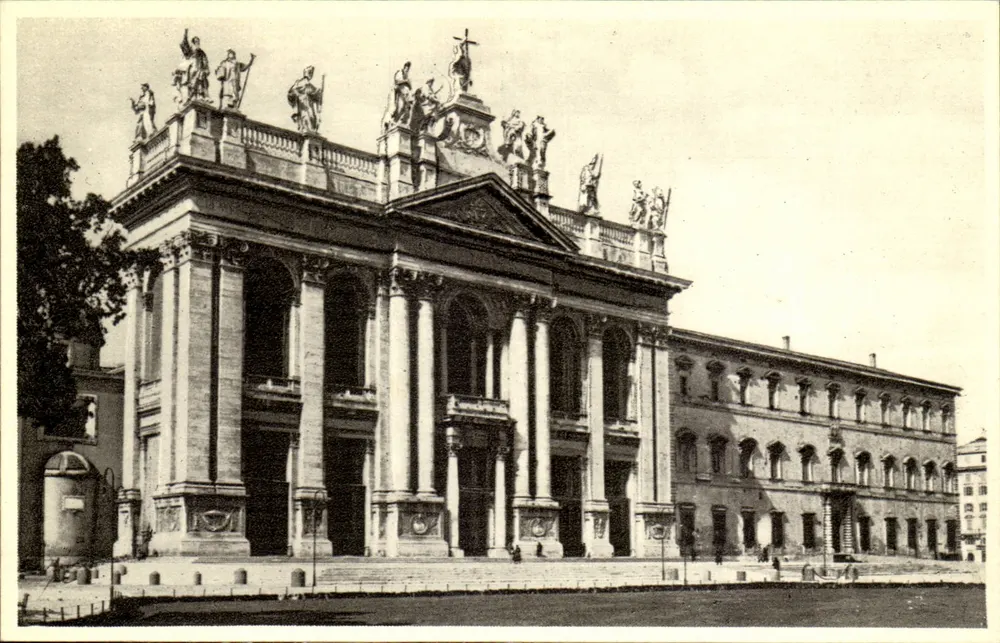 Basilika Saint-Jean-Lateran in Rom — Verlag Cecamì, n° 498-4 - Vorderseite