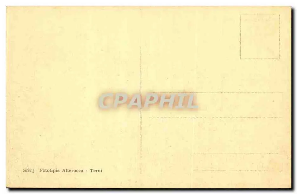 Rom - Arco di Tito — Blick auf die Ruinen mit Inschrift SENATVS POPVLVSQVE ROMANVS — Verlag Fototipia Alterocca - Terni, n° 20813 - Rückseite