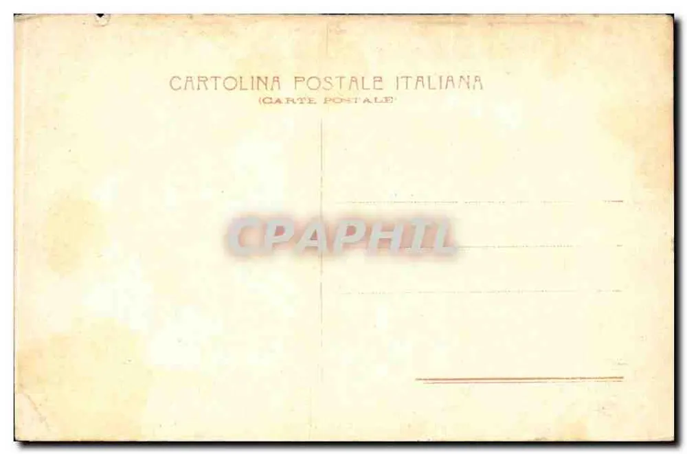 Rom - Tempel der Faustina und Antoninus — Verleger Cartolina Postale Italiana - Rückseite