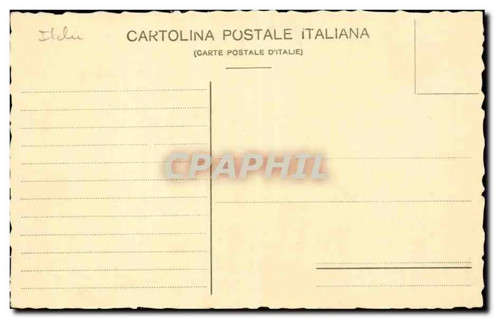 Certosa di Pavia — eine monumentale Fenster — G. Modiano e Co., Milano 9801 - Rückseite