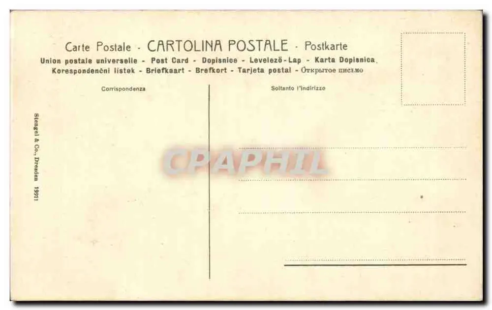 Pompeii - Haus der Vetti — Verlag Cuscianni, Nr. 1900 - Rückseite