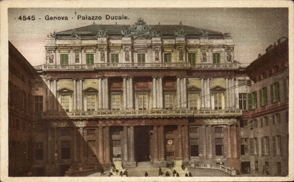 Genova - Palazzo Ducale — Verleger DIENA, Seriennummer 4545 - Vorderseite