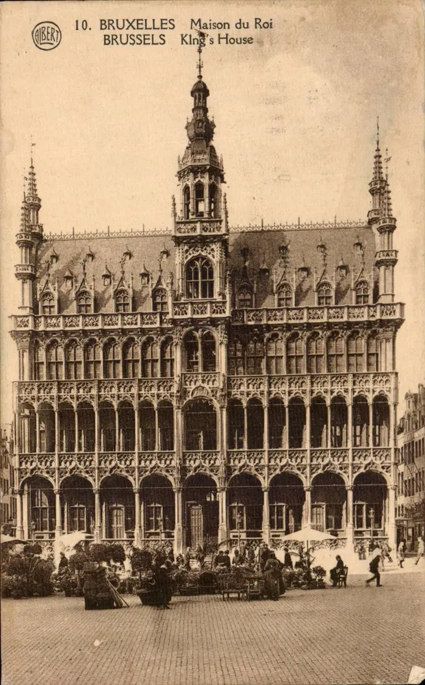 Brüssel — Königspalast — Verleger AIBERT, Nr. 10 - Vorderseite