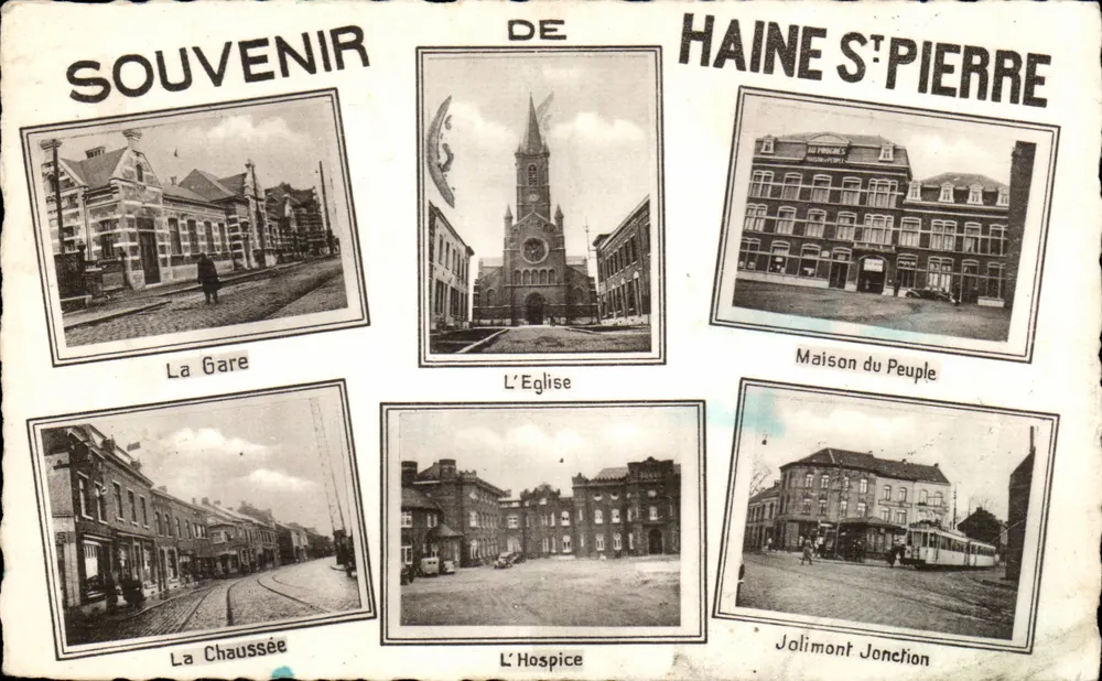 Haine-Saint-Pierre — Erinnerungskarte — Édition Paquier - Vorderseite